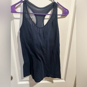 LULULEMON tank with built in bra size 6